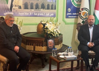 حضور قالیباف در دفتر حماس در تهران +عکس