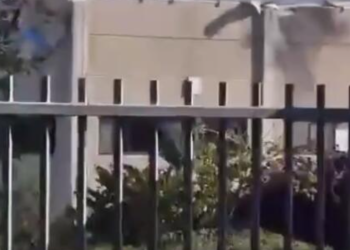 ساختمان محل اصابت پهپاد مقاومت لبنان در عکا + فیلم