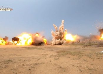 رزمایش معنادار یمنی‌ها به مناسبت یک سالگی طوفان الاقصی