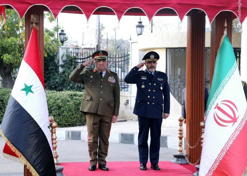 دیدار وزرای دفاع ایران و سوریه در دمشق + تصاویر