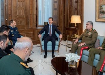 دیدار وزیر دفاع با بشار اسد رئیس جمهور سوریه