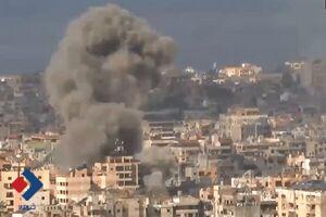 حمله هوایی رژیم صهیونیستی به ضاحیه جنوبی بیروت+ فیلم