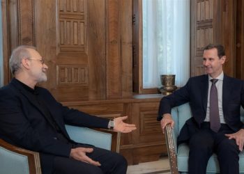 لاریجانی با بشار اسد دیدار کرد