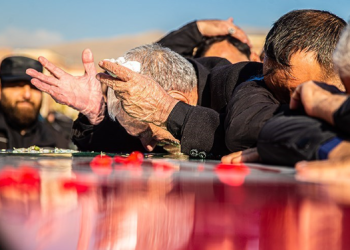 استقبال از پیکر ۴ شهید‌ گمنام دوران دفاع مقدس در کردستان