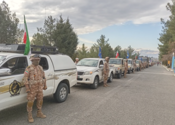 ستون‌کشی یگان‌ها در رزمایش پیامبر اعظم ۱۹ سپاه