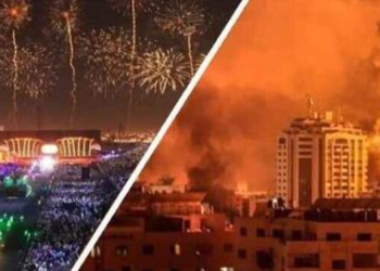 سال نو میلادی غزه با همه جا متفاوت است… + فیلم