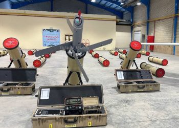 جدیدترین پهپاد پرسه‌زن انتحاری با نام «رضوان» رونمایی شد