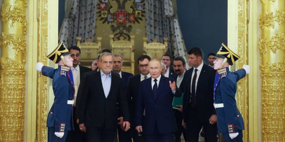 امضای معاهده مشارکت راهبردی ایران وروسیه توسط پزشکیان وپوتین