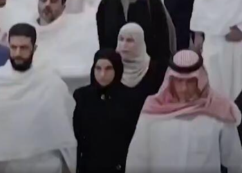 همسر جولانی برای نخستین بار در کنار او دیده شد+فیلم