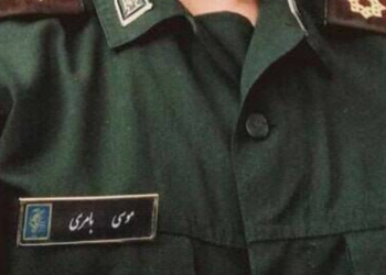 تصویری از شهید پاسدار در حمله گروهک جیش‌الظلم