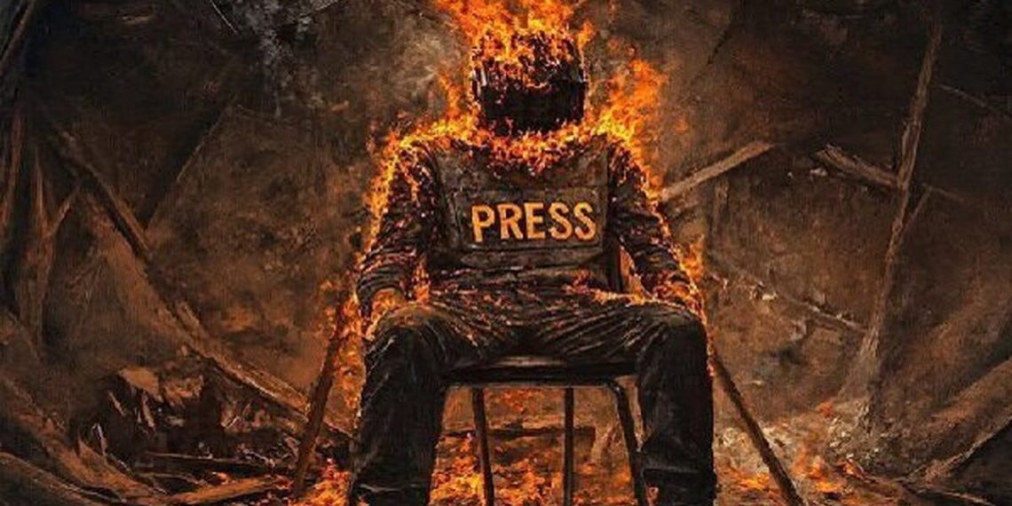 حقیقت سوزی! / واکنش کاربران رسانه‌ای به زنده سوزی خبرنگاران در غزه