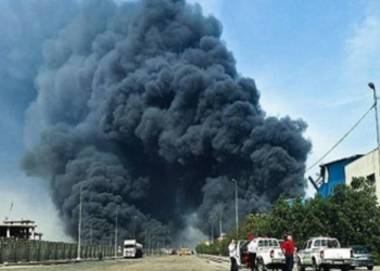 اولین تصاویر از محل محوطه منفجر شده در بندرعباس