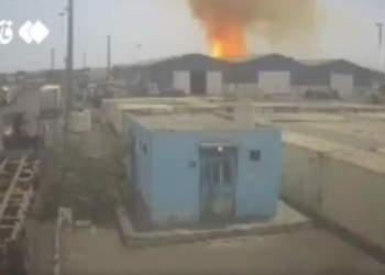 ویدیوی جدیدی از شدت انفجار در بندر شهید رجایی