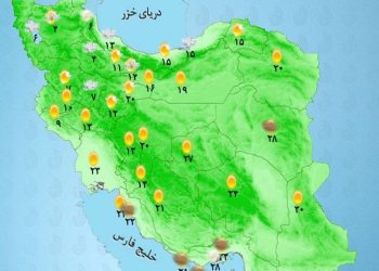 پیش بینی اوضاع جوی ( 30 فروردین 1404)