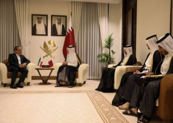 دیدار عراقچی با همتای قطری + فیلم