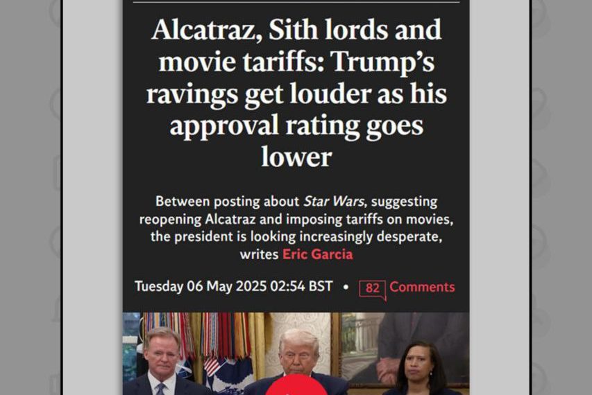 سقوط محبوبیت ترامپ