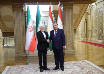 دیدار عارف با رئیس جمهور تاجیکستان