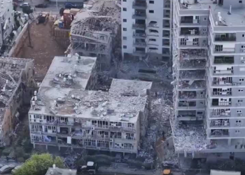 تصاویر هوایی از حال و روز تل‌آویو بعد از حمله موشکی ایران