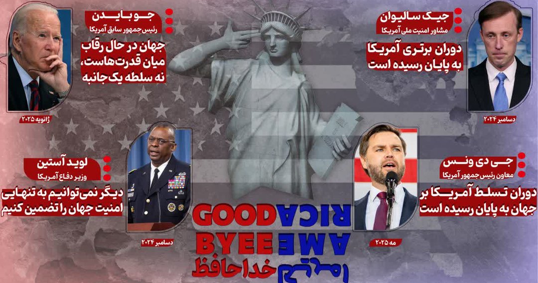 پایان یک رویا؛ آمریکا پذیرای افول سلطه جهانی خود + اینفوگرافیک