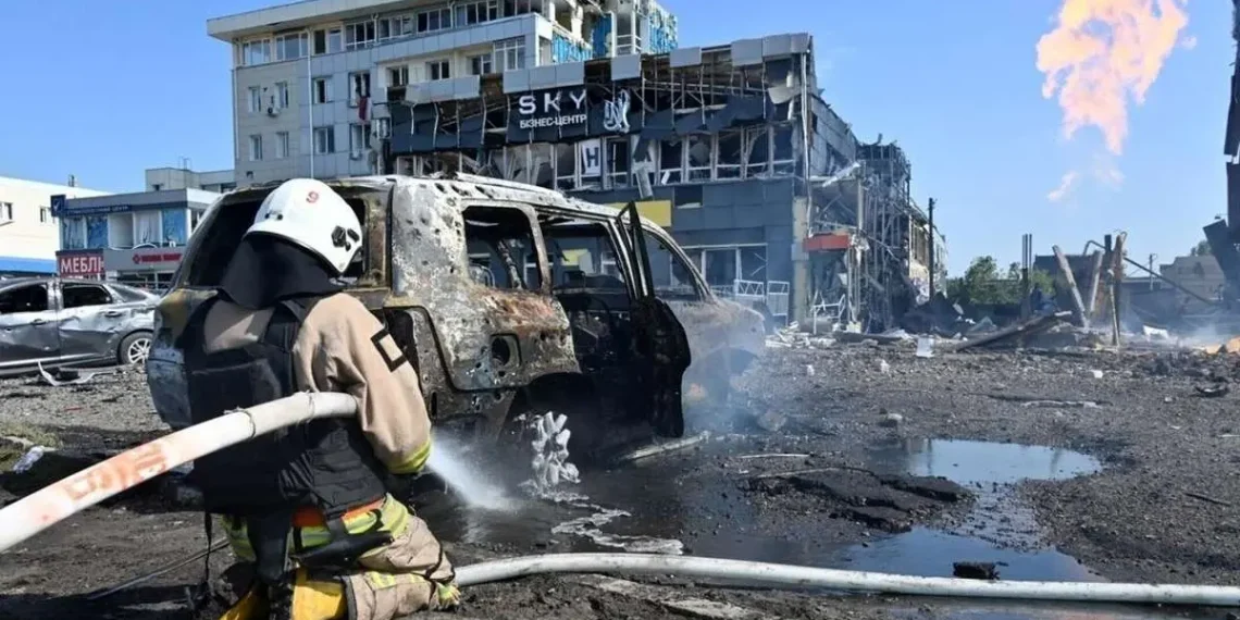 حمله کم‌سابقه اوکراین به روسیه