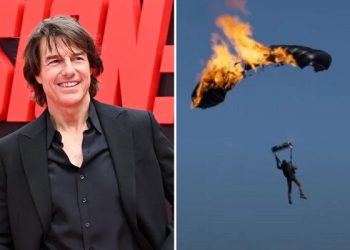 تام کروز رکورد گینس را هم شکست؛ ۱۶ بار پرش با چتر نجات شعله‌ور