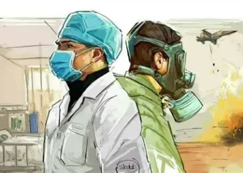 سنگربانان سپیدپوش؛ مدافعان سلامت ایران در خط مقدم نبرد علیه تجاوز صهیونیست‌ها