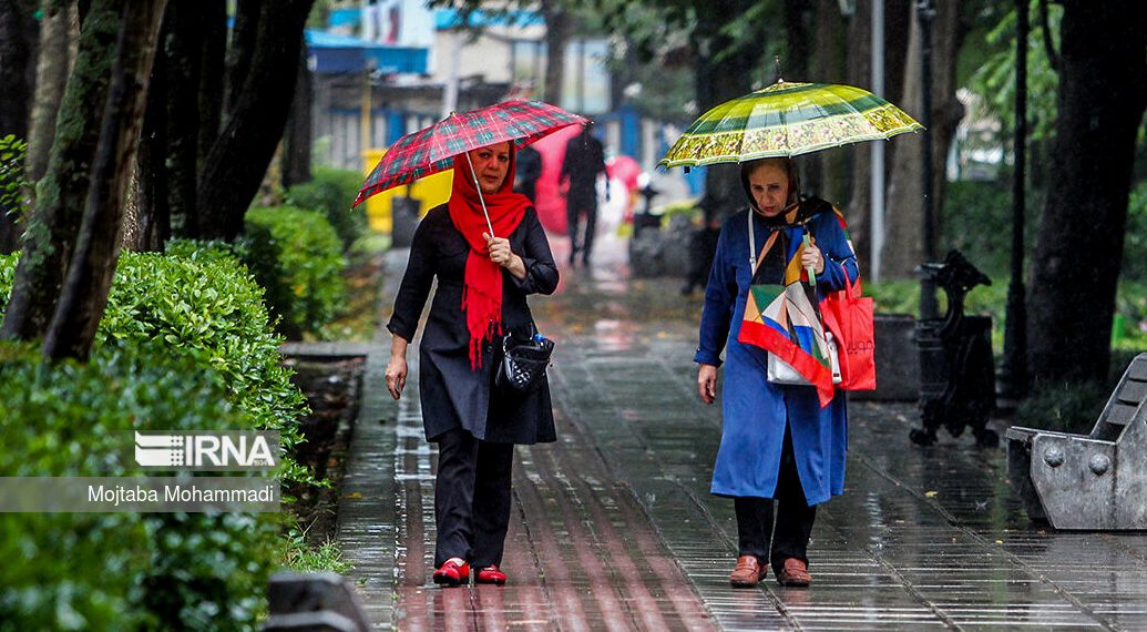 رگبار و رعد و برق در شمال و شمال غرب کشور
