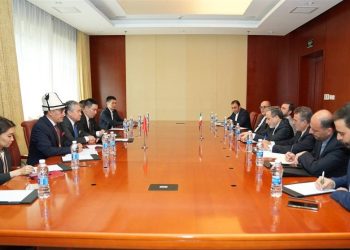 دیدار عراقچی با وزیر امور خارجه قرقیزستان