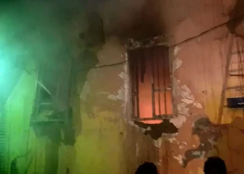 آتش‌سوزی در خیابان انقلاب